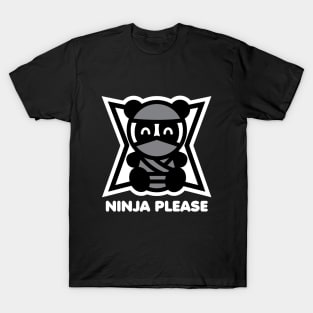 Ninja Please Bambu Brand Classic Panda Stars Skills Ninjutsu Japanese Martial Arts Training T-Shirt